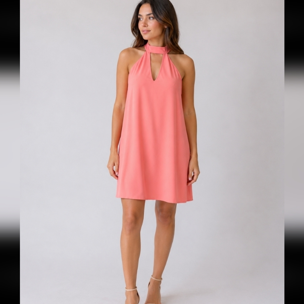 Leith keyhole choker sheath Sleeveless Summer dress Small